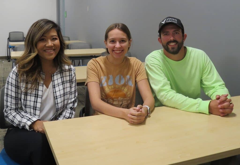 2022-23 Beaver Dam Executive Team of three students.