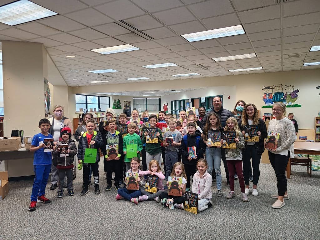 Group photo of Boys and Girls Club team of Washington County at Kewaskum Elementary School