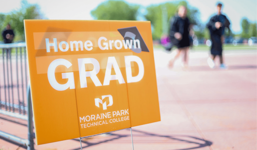 Home Grown Grad Yard Sign