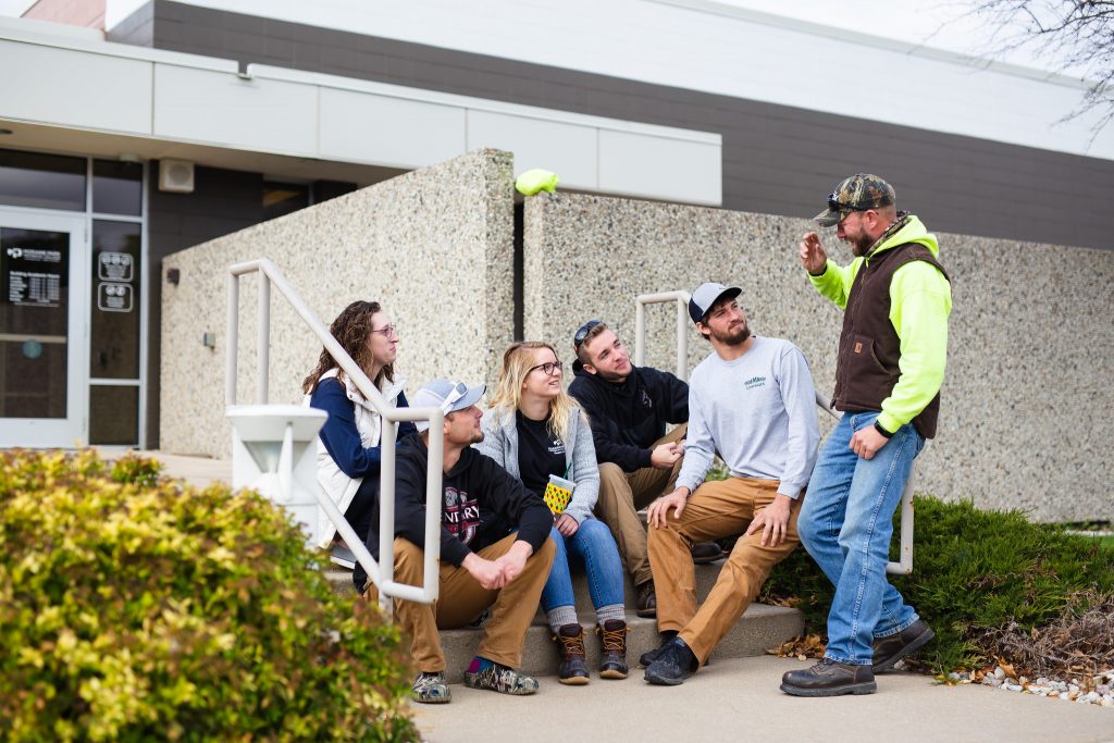 group of students at beaver dam campus
