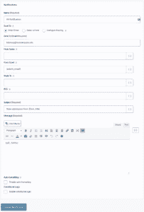 How to change notifications for a Gravity Forms form submission ...