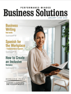 Front cover of business solutions magazine.