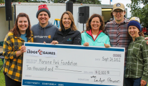 Moraine Park Foundation Receives $10,000 from The Ledge Games