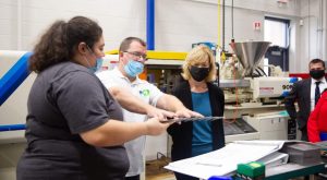 U.S. Senator Tammy Baldwin Visits Moraine Park Technical College