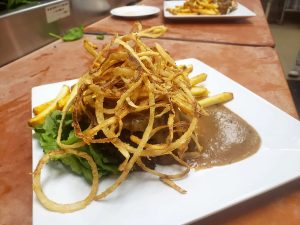 Meal made by culinary student