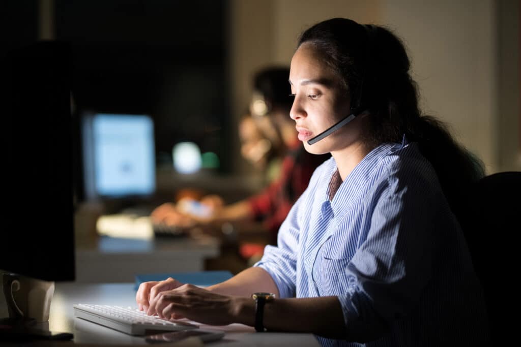 Emergency Dispatch at desk