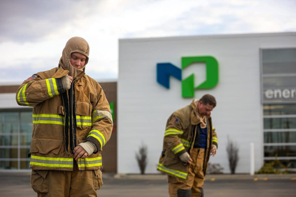 fire technician program students