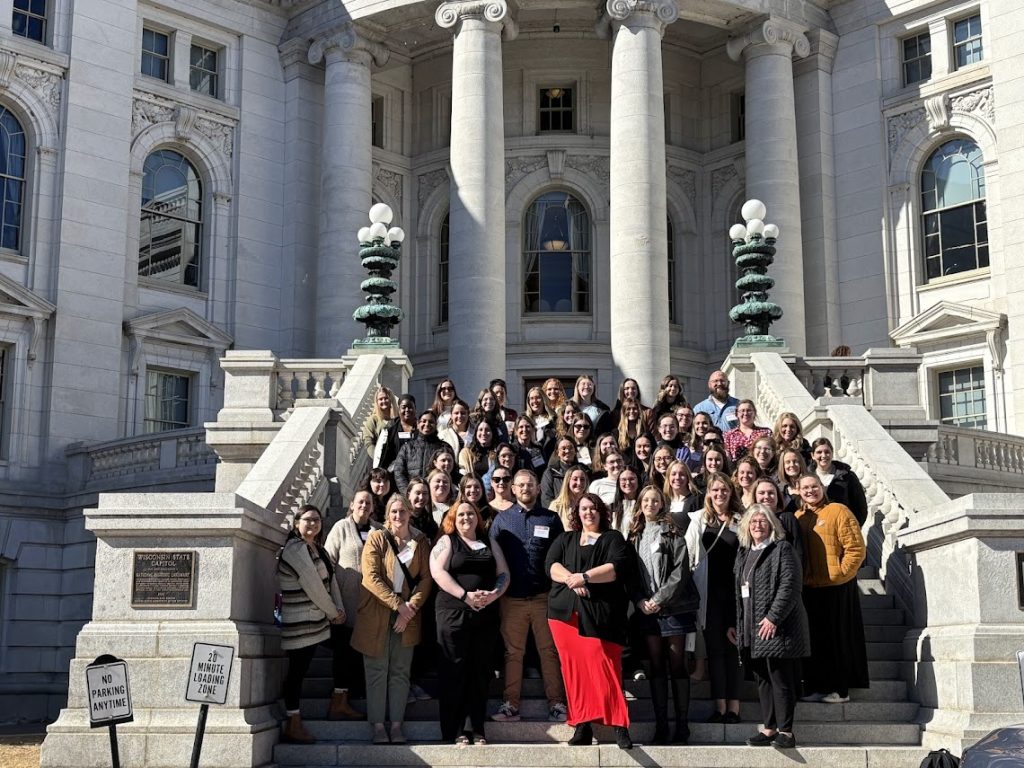 MPTC nursing students at the WI State Capital