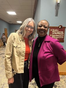 gloria madison at award ceremony 