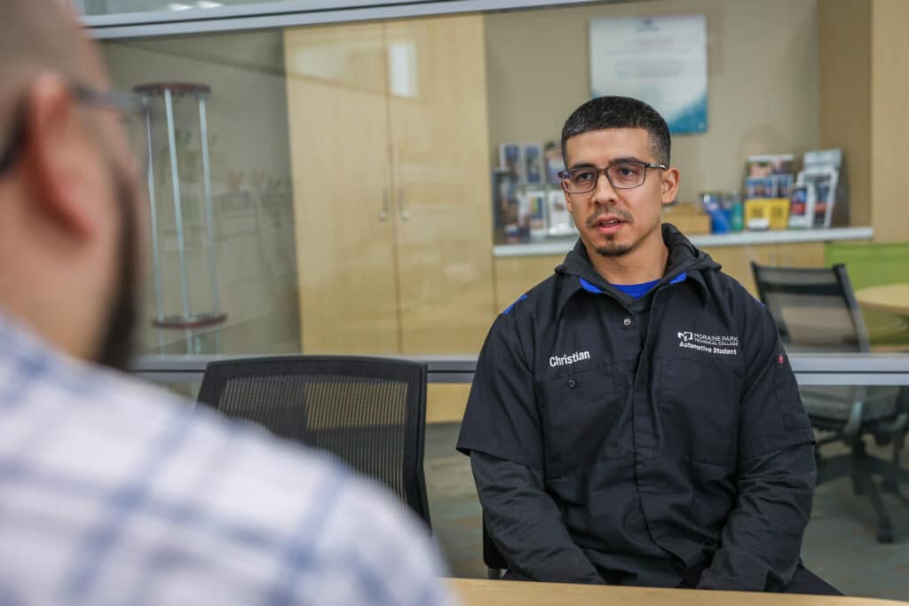 Moraine Park Advising Student