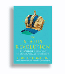 Book Cover the status revolution showing a crown over the top of a baseball cap.