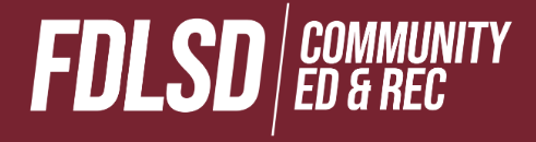 FDLS - Community Ed and Rec Logo
