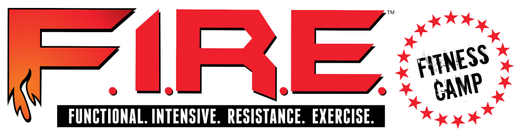 F.I.R.E. (functional, intensive, resistance, exercise) Fitness Camp logo