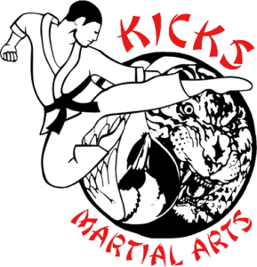 Kicks Academy Martial Arts logo.