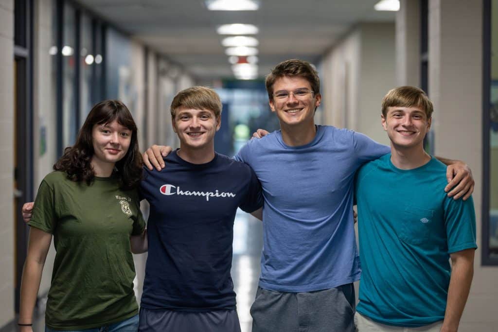 Group photo of students during Welcme Back Week.
