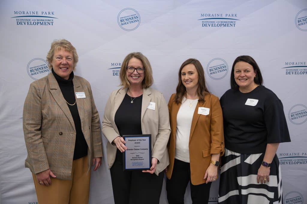 Moraine Park & Grande Cheese at Business Awards Luncheon.